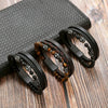 Wholesale Handmade Magnetic Material Geometric Skull Bracelets For Men Electroplated Jewelry
