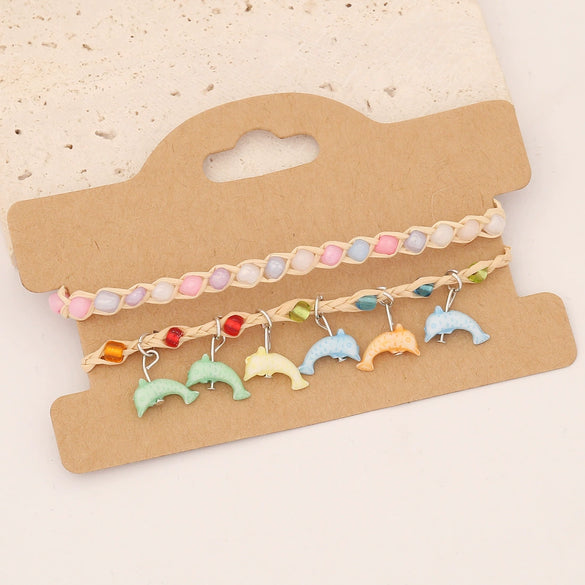 Wholesale Handmade Marine Animal Jewelry With Rice Beads Bracelet