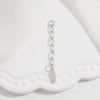 Wholesale Handmade Minimalist Drop Shape 925 Sterling Silver Tail Chain Extended Chain Diy Bracelet Necklace Accessories