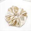 Wholesale Handmade Minimalist Natural Cloth Hair Ring Solid Color Hair Accessories