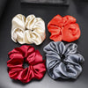 Wholesale Handmade Minimalist Natural Cloth Hair Ring Solid Color Hair Accessories