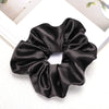 Wholesale Handmade Minimalist Natural Cloth Hair Ring Solid Color Hair Accessories