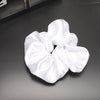 Wholesale Handmade Minimalist Natural Cloth Hair Ring Solid Color Hair Accessories