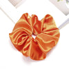 Wholesale Handmade Minimalist Natural Cloth Hair Ring Solid Color Hair Accessories