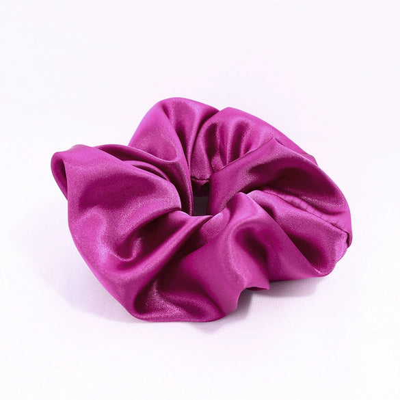 Wholesale Handmade Minimalist Natural Cloth Hair Ring Solid Color Hair Accessories