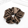 Wholesale Handmade Minimalist Natural Cloth Hair Ring Solid Color Hair Accessories