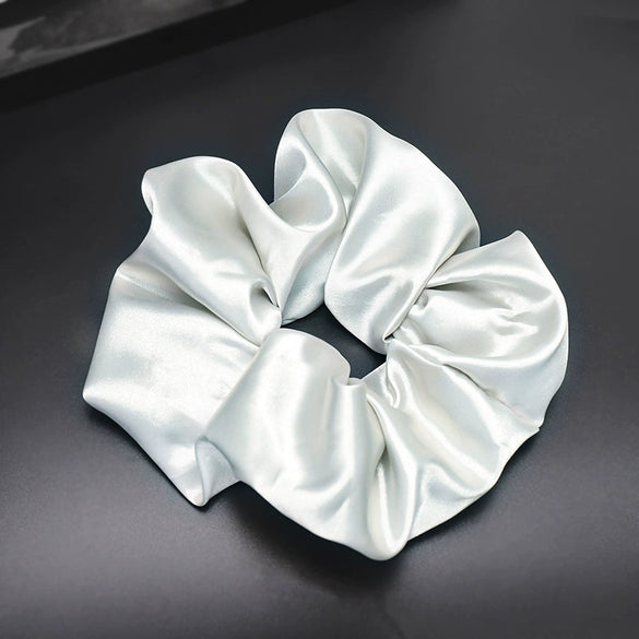 Wholesale Handmade Minimalist Natural Cloth Hair Ring Solid Color Hair Accessories
