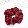 Wholesale Handmade Minimalist Natural Cloth Hair Ring Solid Color Hair Accessories