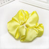 Wholesale Handmade Minimalist Natural Cloth Hair Ring Solid Color Hair Accessories