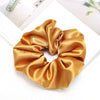 Wholesale Handmade Minimalist Natural Cloth Hair Ring Solid Color Hair Accessories