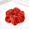 Wholesale Handmade Minimalist Natural Cloth Hair Ring Solid Color Hair Accessories