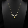 Wholesale Handmade Natural Freshwater Pearl Jewelry Retro Geometric Style Necklace Clavicle Chain Bracelet Electroplated
