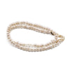 Wholesale Handmade Natural Freshwater Pearl Jewelry Retro Geometric Style Necklace Clavicle Chain Bracelet Electroplated