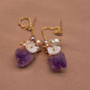 Wholesale Handmade Natural Pearl High End Long Tassel Earrings With Geometric Design For Women
