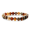 Wholesale Handmade Natural Stone Agate Beaded Bracelet With Geometric Pattern