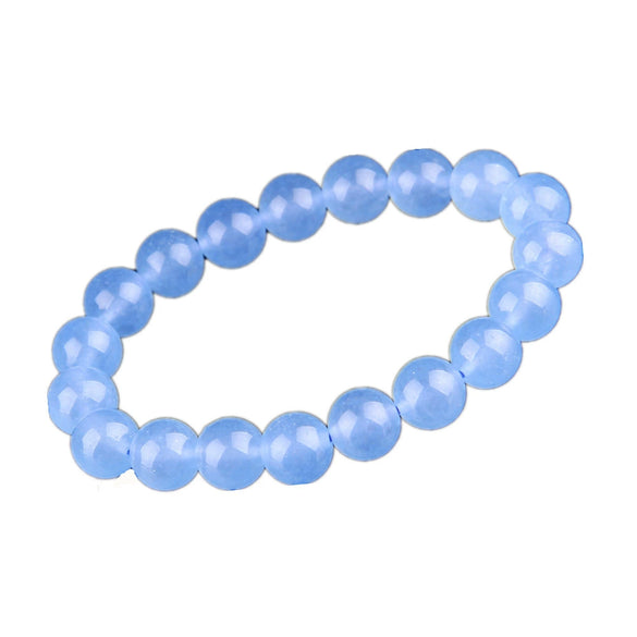 Wholesale Handmade Natural Stone Agate Beaded Bracelet With Geometric Pattern