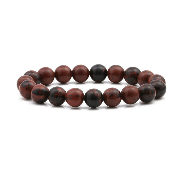 Wholesale Handmade Natural Stone Agate Beaded Bracelet With Geometric Pattern