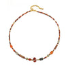 Wholesale Handmade Natural Stone And Czech Beads Geometric Style Women's Necklace