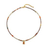 Wholesale Handmade Natural Stone And Czech Beads Geometric Style Women's Necklace