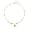 Wholesale Handmade Natural Stone Beaded Necklace Maillard Style Geometric Sun Pendant For Women