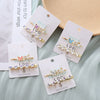 Wholesale Handmade Natural Style Imitation Pearl Plum Blossom Butterfly Hairpin Side Clip For Women Hair Accessories