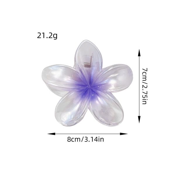 Wholesale Handmade Plastic Resin Egg Flower Hairpin For Women High Level Elegant Hair Accessories