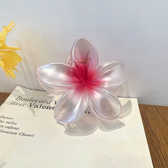 Wholesale Handmade Plastic Resin Egg Flower Hairpin For Women High Level Elegant Hair Accessories