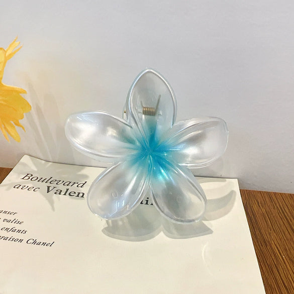 Wholesale Handmade Plastic Resin Egg Flower Hairpin For Women High Level Elegant Hair Accessories