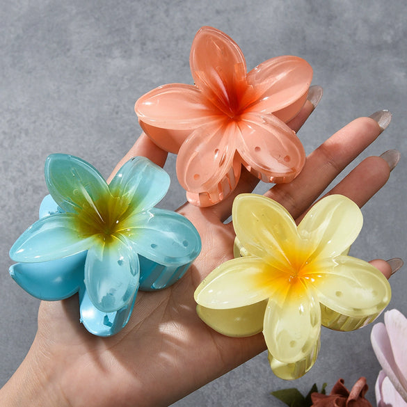 Wholesale Handmade Plumeria Clip Women's Highend Hair Accessories
