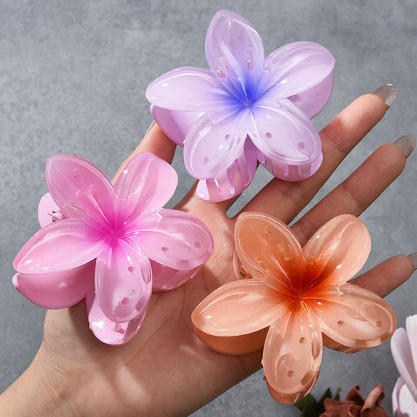Wholesale Handmade Plumeria Clip Women's Highend Hair Accessories
