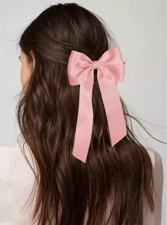 Wholesale Handmade Polyester Fiber Ribbon Bow Hair Clip For Women Versatile Hair Accessory