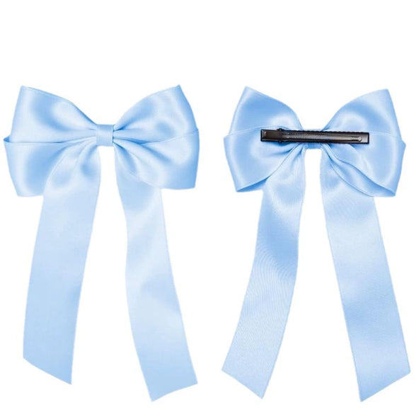 Wholesale Handmade Polyester Fiber Ribbon Bow Hair Clip For Women Versatile Hair Accessory