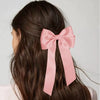 Wholesale Handmade Polyester Fiber Ribbon Bow Hair Clip For Women Versatile Hair Accessory