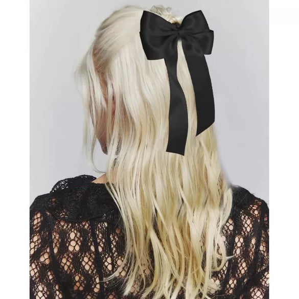Wholesale Handmade Polyester Fiber Ribbon Bow Hair Clip For Women Versatile Hair Accessory