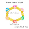 Wholesale Handmade Polymer Clay Flower Beaded Bracelet For Women Vacation Style Jewelry