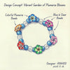 Wholesale Handmade Polymer Clay Flower Beaded Bracelet For Women Vacation Style Jewelry