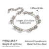 Wholesale Handmade Real Gold Plated Geometric Stainless Steel Bracelet For Women