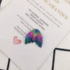 Wholesale Handmade Resin And Plastic Fishtail Stud Earrings With Magic Color Gradient Natural Style And Environmental Protection Treatment