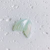 Wholesale Handmade Resin And Plastic Fishtail Stud Earrings With Magic Color Gradient Natural Style And Environmental Protection Treatment