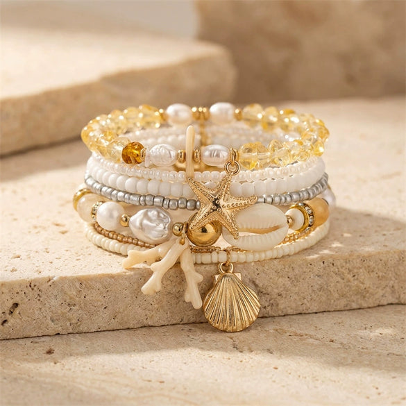 Wholesale Handmade Resin Animal Zodiac Beaded Multilayer Stacked Bracelet For Women And Unisex