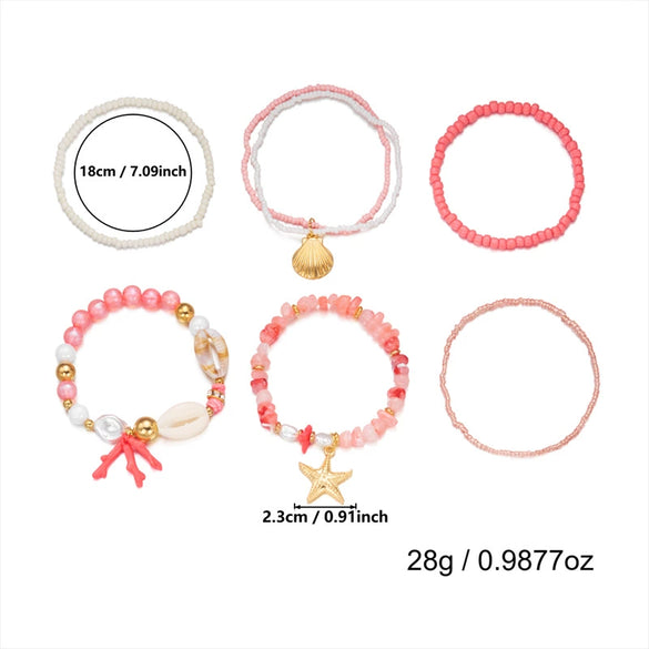 Wholesale Handmade Resin Animal Zodiac Beaded Multilayer Stacked Bracelet For Women And Unisex
