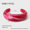 Wholesale Handmade Retro Multicolor Resin Open Bracelet Jewelry For Women