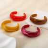 Wholesale Handmade Retro Multicolor Resin Open Bracelet Jewelry For Women