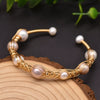Wholesale Handmade Retro Natural Freshwater Pearl Electroplated Bracelet For Women