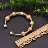 Wholesale Handmade Retro Natural Freshwater Pearl Electroplated Bracelet For Women