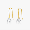 Wholesale Handmade S925 Sterling Silver Flower Design Women's Earring Jewelry