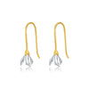 Wholesale Handmade S925 Sterling Silver Flower Design Women's Earring Jewelry