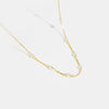 Wholesale Handmade S925 Sterling Silver Pearl Bead Cross Chain Neck Collarbone Necklace For Women With Electroplating