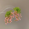 Wholesale Handmade Silver Needle Mesh Earrings With Forest Flower Design