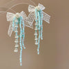 Wholesale Handmade Silver Needle Mesh Earrings With Forest Flower Design